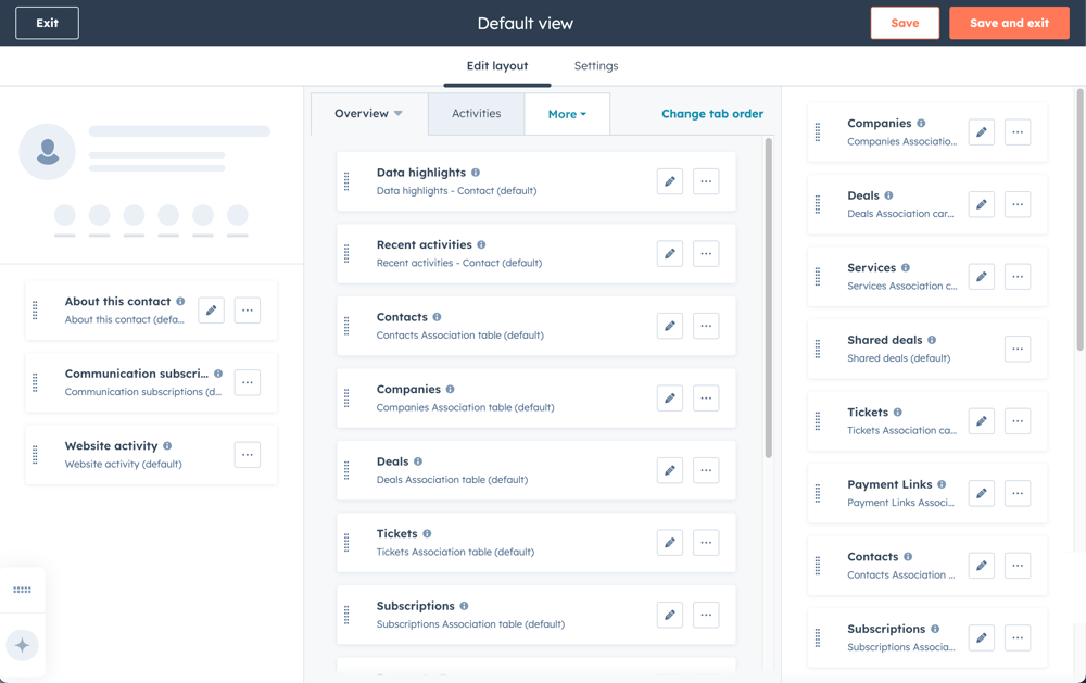 editor view